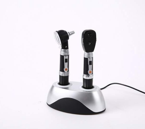 Diagnostic set Otoscope & Ophthalmoscope Desk Set - Rechargeable