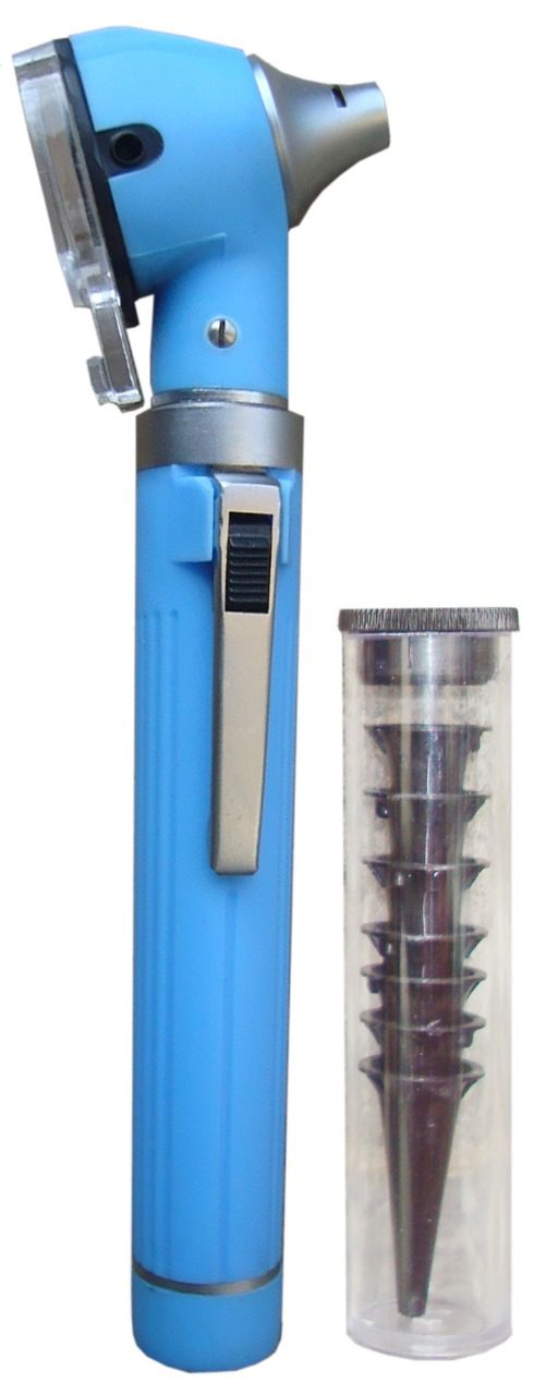 Fibre Optic Pocket Otoscope – Blue std