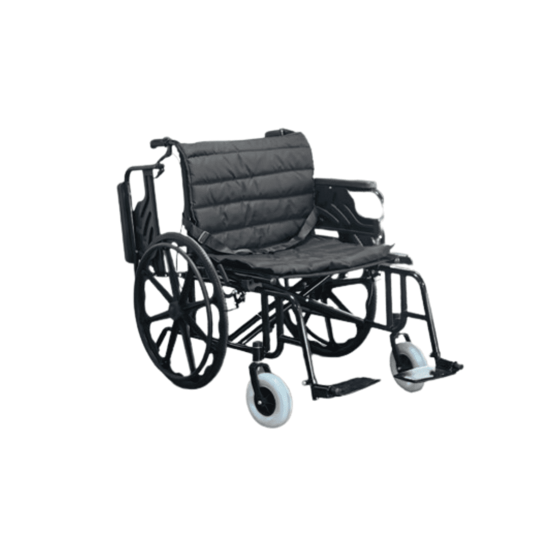 widened wheelchair Wheelchair - Heavy Duty 56cm wide/22 inch