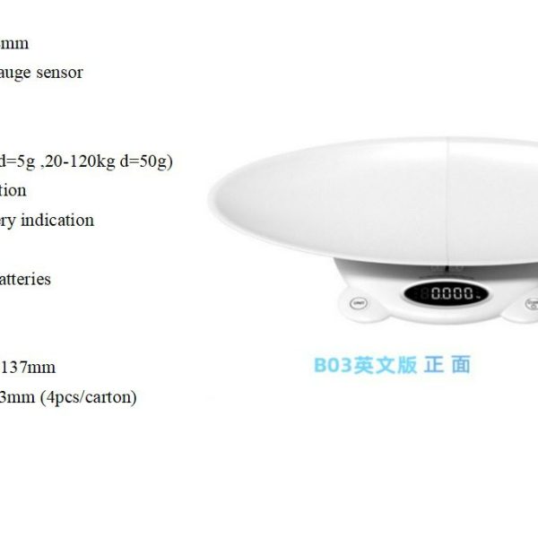 Digital baby scale
